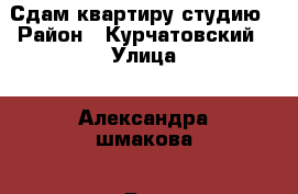 Сдам квартиру студию › Район ­ Курчатовский › Улица ­ Александра шмакова › Дом ­ 33 › Этажность дома ­ 17 › Цена ­ 10 000 - Челябинская обл., Челябинск г. Недвижимость » Квартиры аренда   . Челябинская обл.,Челябинск г.